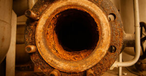 铸铁管道:清洁和修复管道的腐蚀瘤